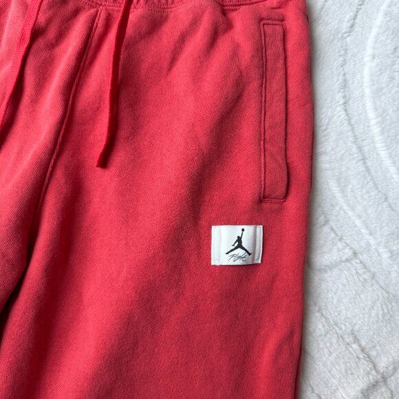 Nike Air Jordan Fight Fleece Joggers — Lobster Red (XS) - Picture 4 of 6